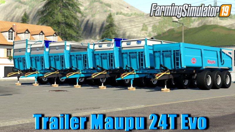 Trailer Maupu 24T Evo v1.0 for FS19