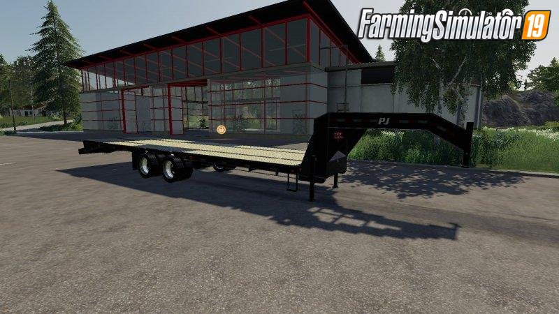 Trailer PJ Flat 24ft  v1.0 for FS19