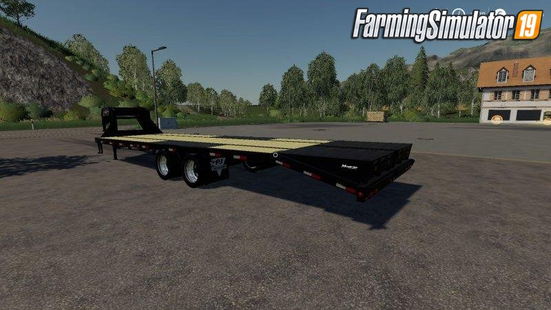 Trailer PJ Flat 24ft  v1.0 for FS19