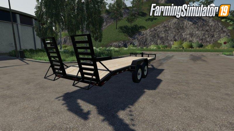 Skidsteer Trailer v1.0 for FS19