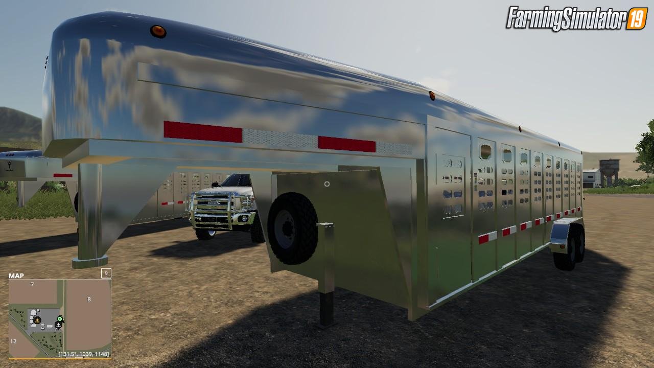 Wilson Ranch Hand Livestock trailer v1.0 for FS19