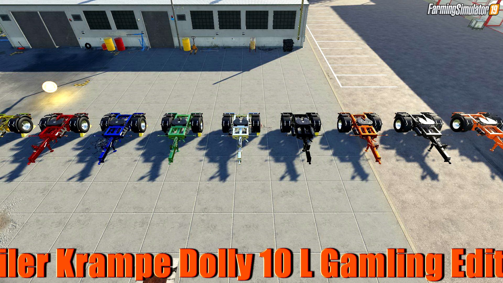 Trailer Krampe Dolly 10 L Gamling Edition v1.0 for FS19