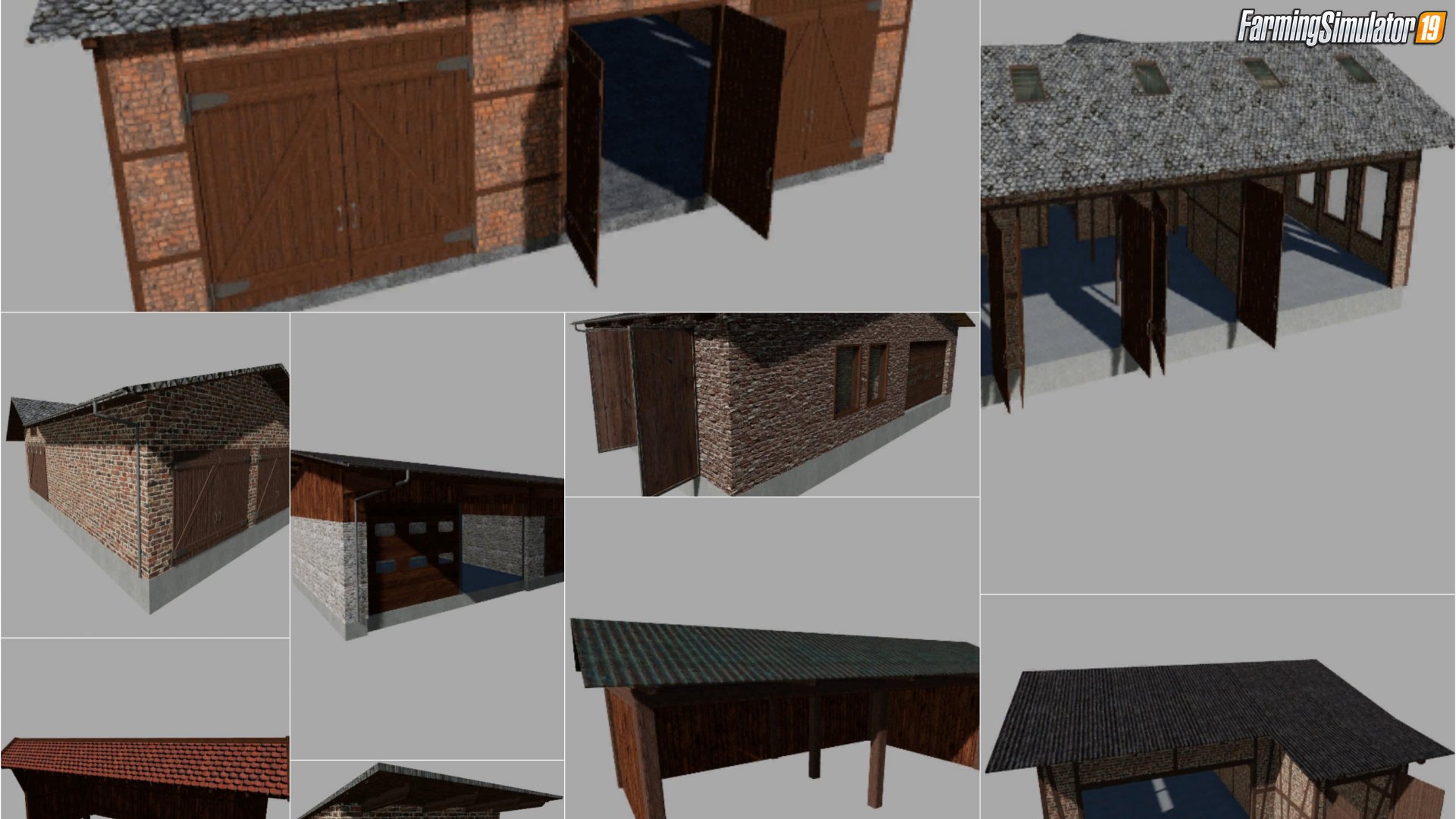 Gebaude Placeable Pack v1.0 for FS19