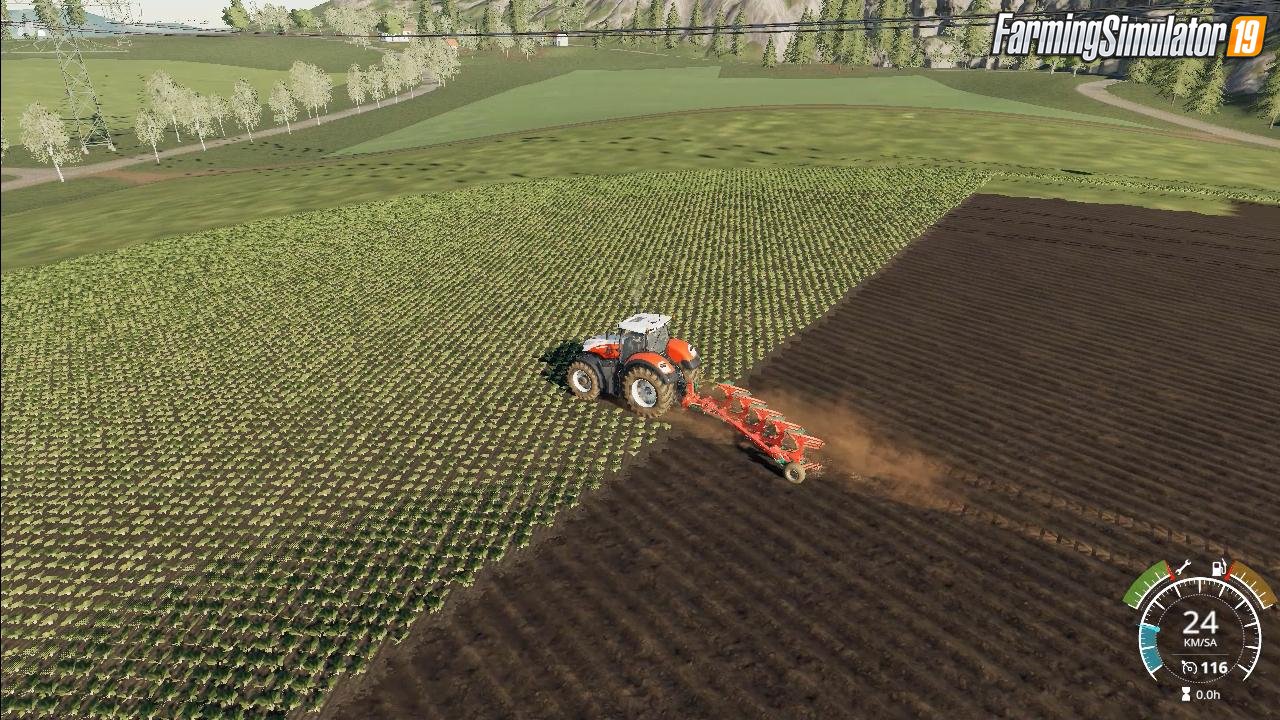 Crazy Plow 100m (Agromasz POH5) v1.0 for FS19