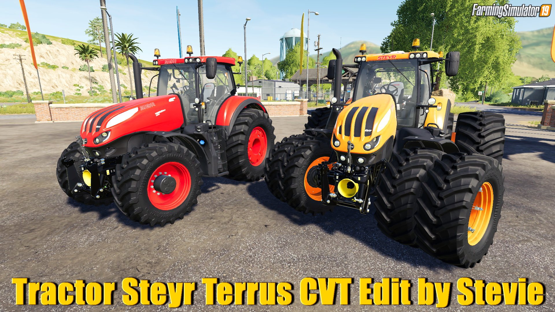 Tractor Steyr Terrus CVT Edit v1.0 by Stevie for FS19