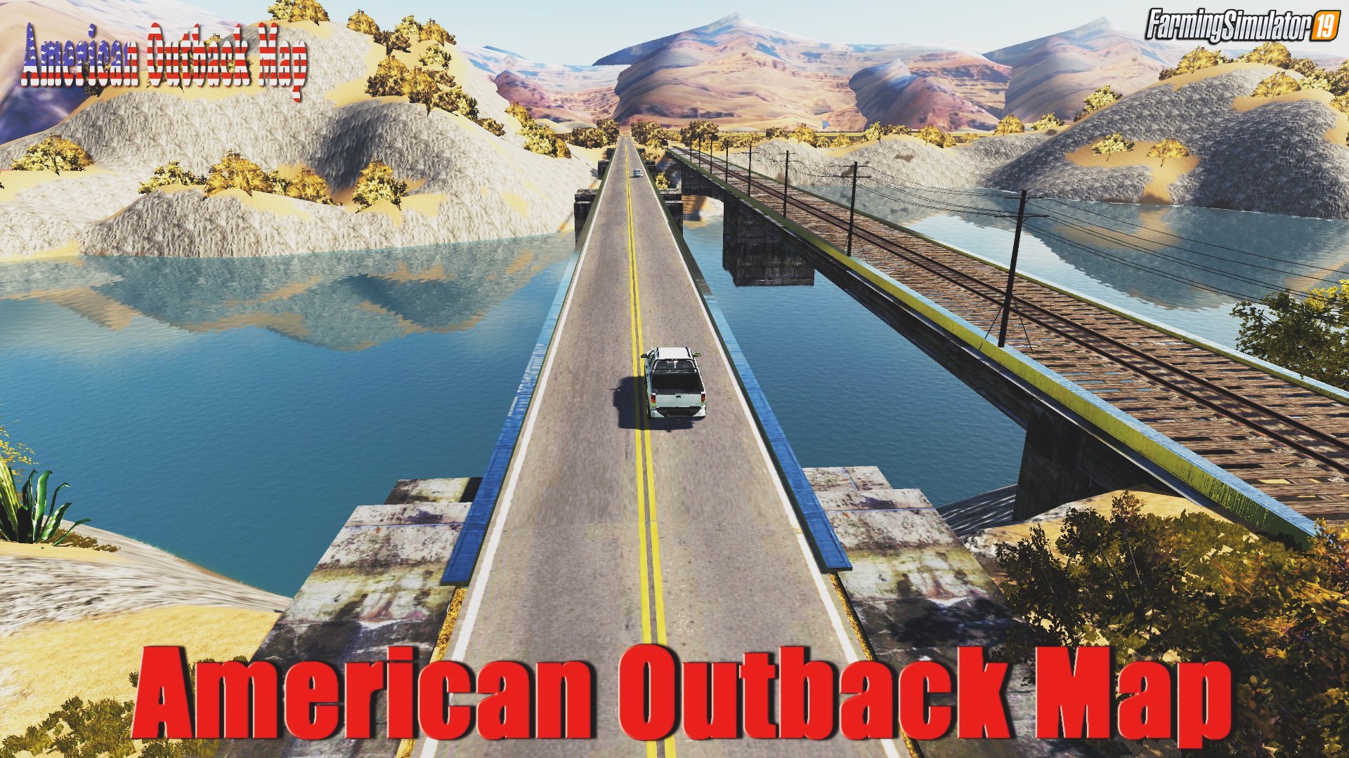 American Outback Map v3.0 - Farming Simulator 19