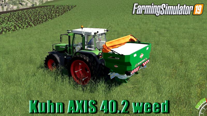 Kuhn AXIS 40.2 weed v1.0 for FS19