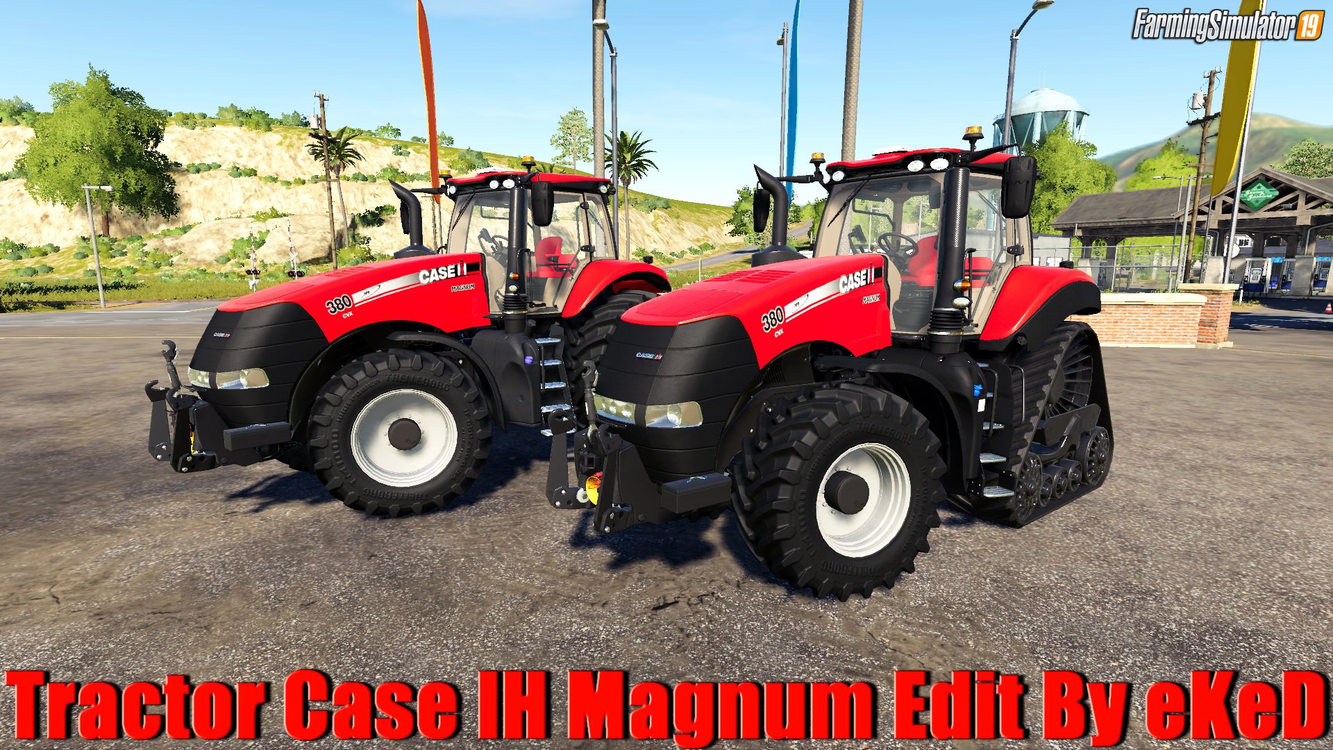 Tractor Case IH Magnum v1.0 Edit By eKeD for FS19