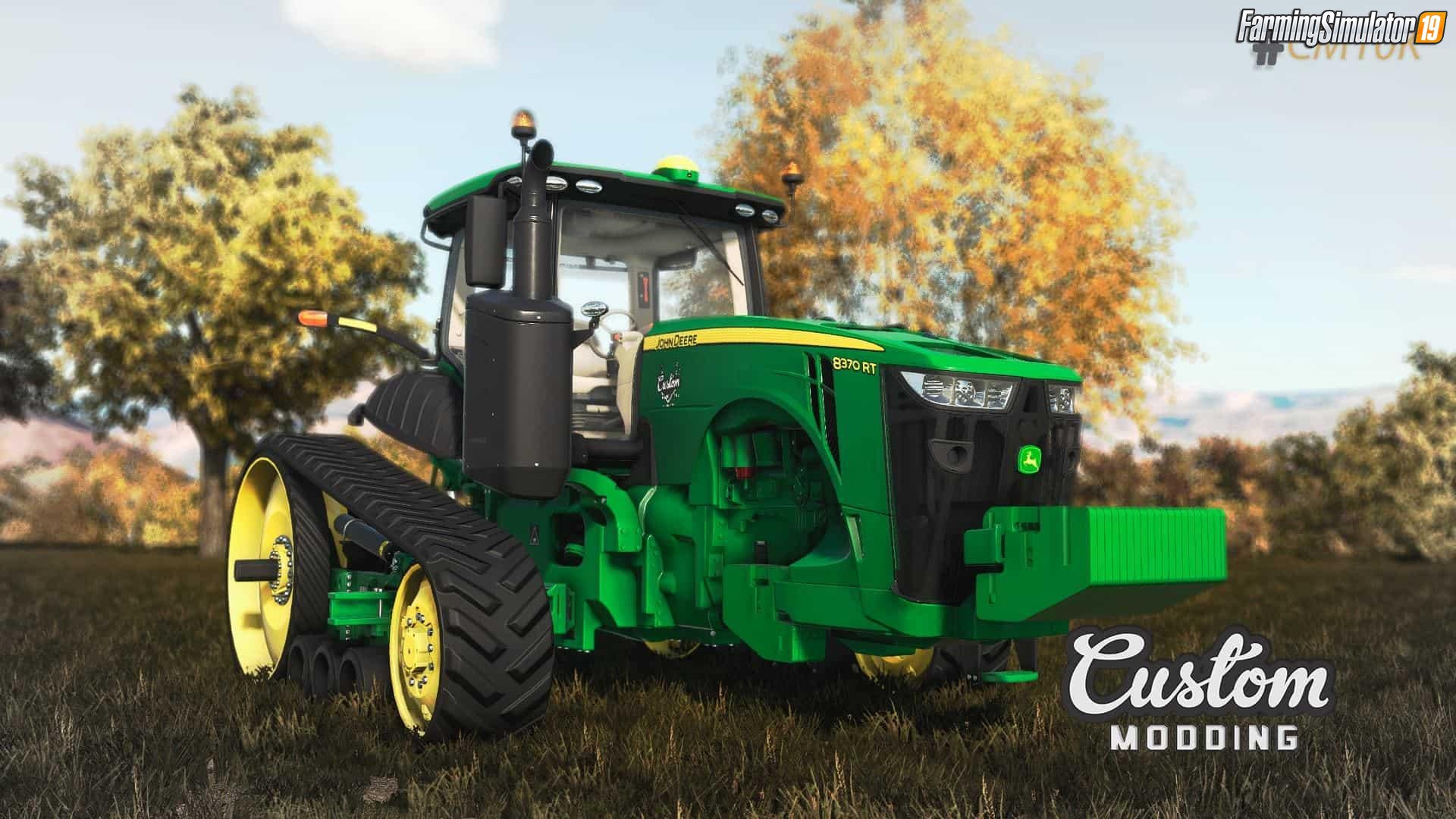 John Deere 8RT v1.0 by Custom Modding for FS19