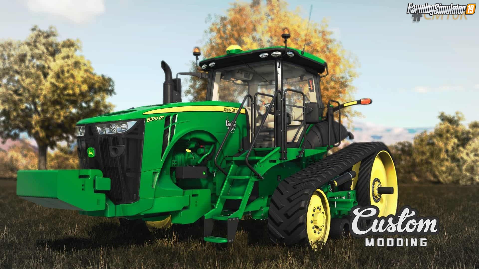 John Deere 8RT v1.0 by Custom Modding for FS19