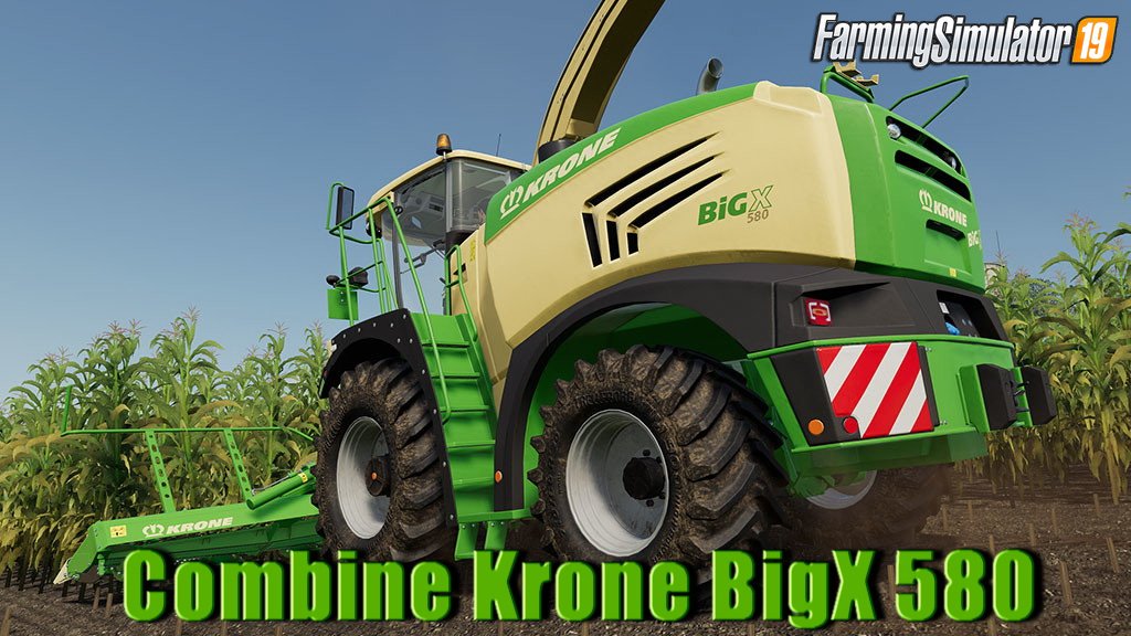 Combine Krone BigX 580 v1.0 by GIANTS Software for FS19