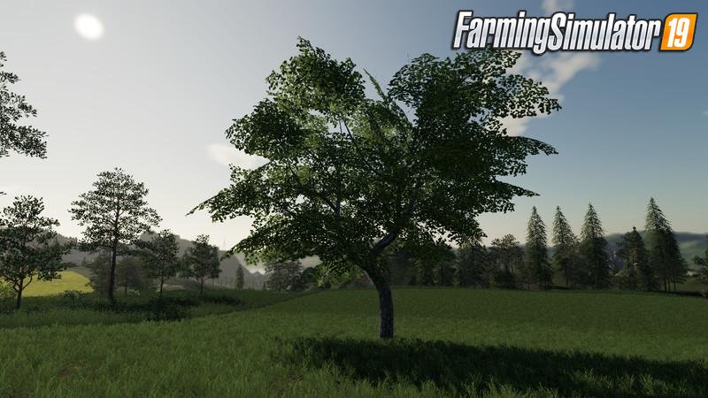 Placeable trees v1.0 by BD_Modding for FS19