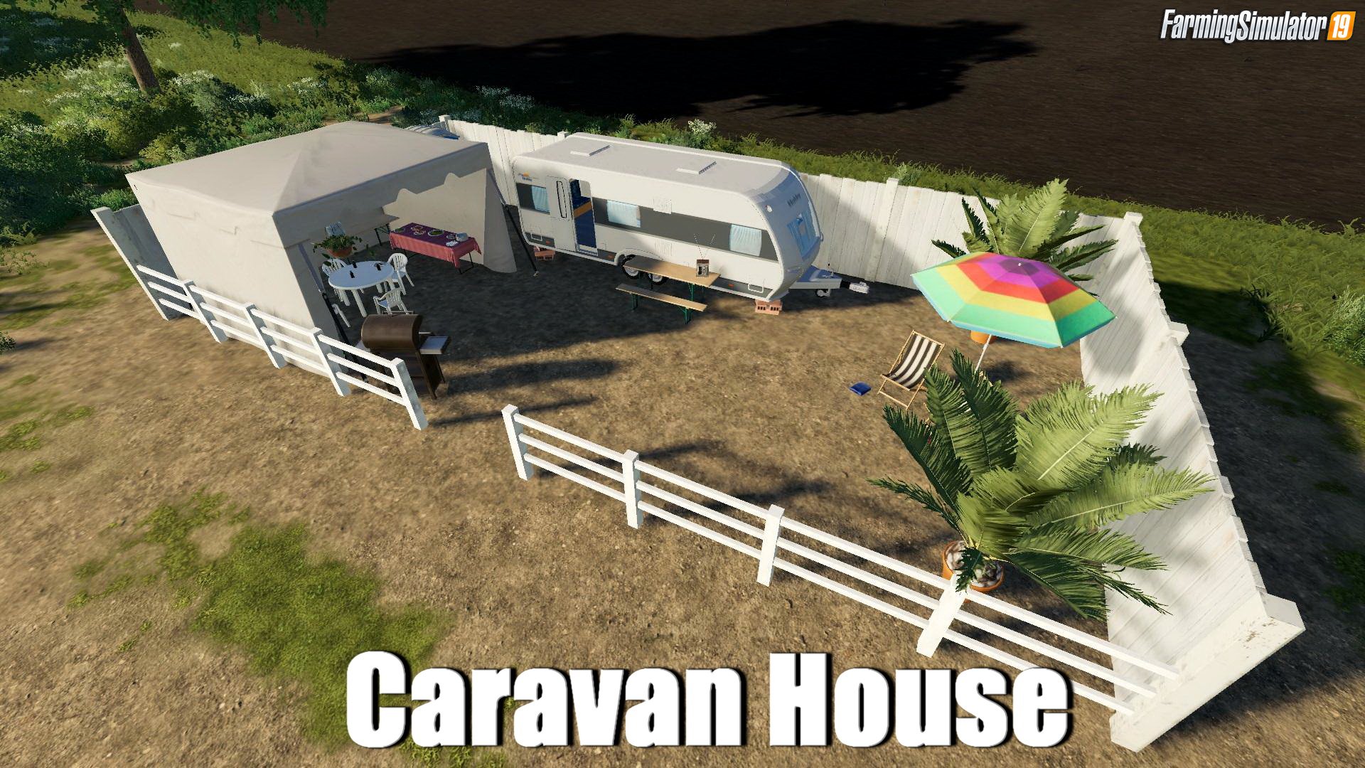 Caravan House v1.0 by SirSim for FS19