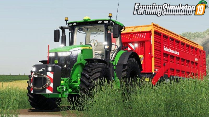 Tractor John Deere 7R v1.1 Edit by STv-Modding for FS19