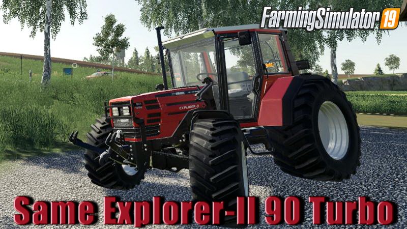 Tractor Same Explorer-II 90 Turbo v1.0 by FBM Team for FS19