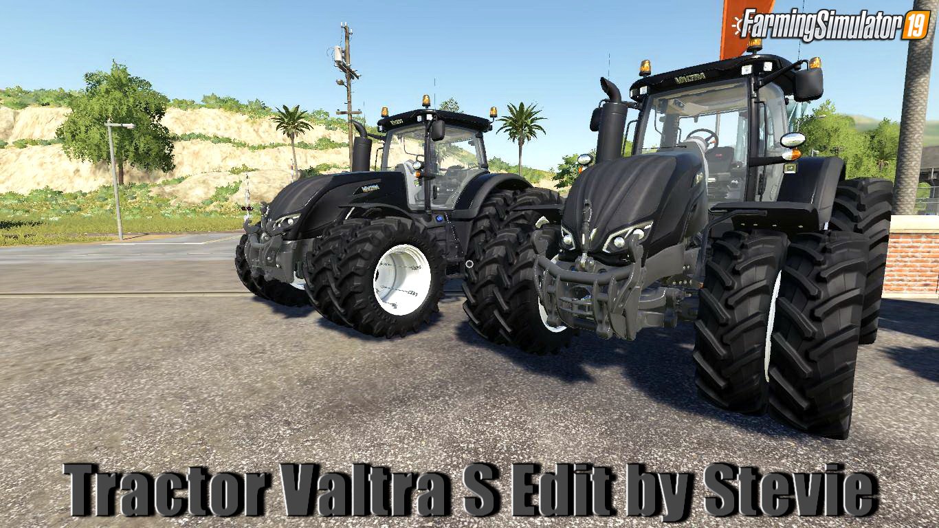 Tractor Valtra S v1.0 Edit by Stevie for FS19