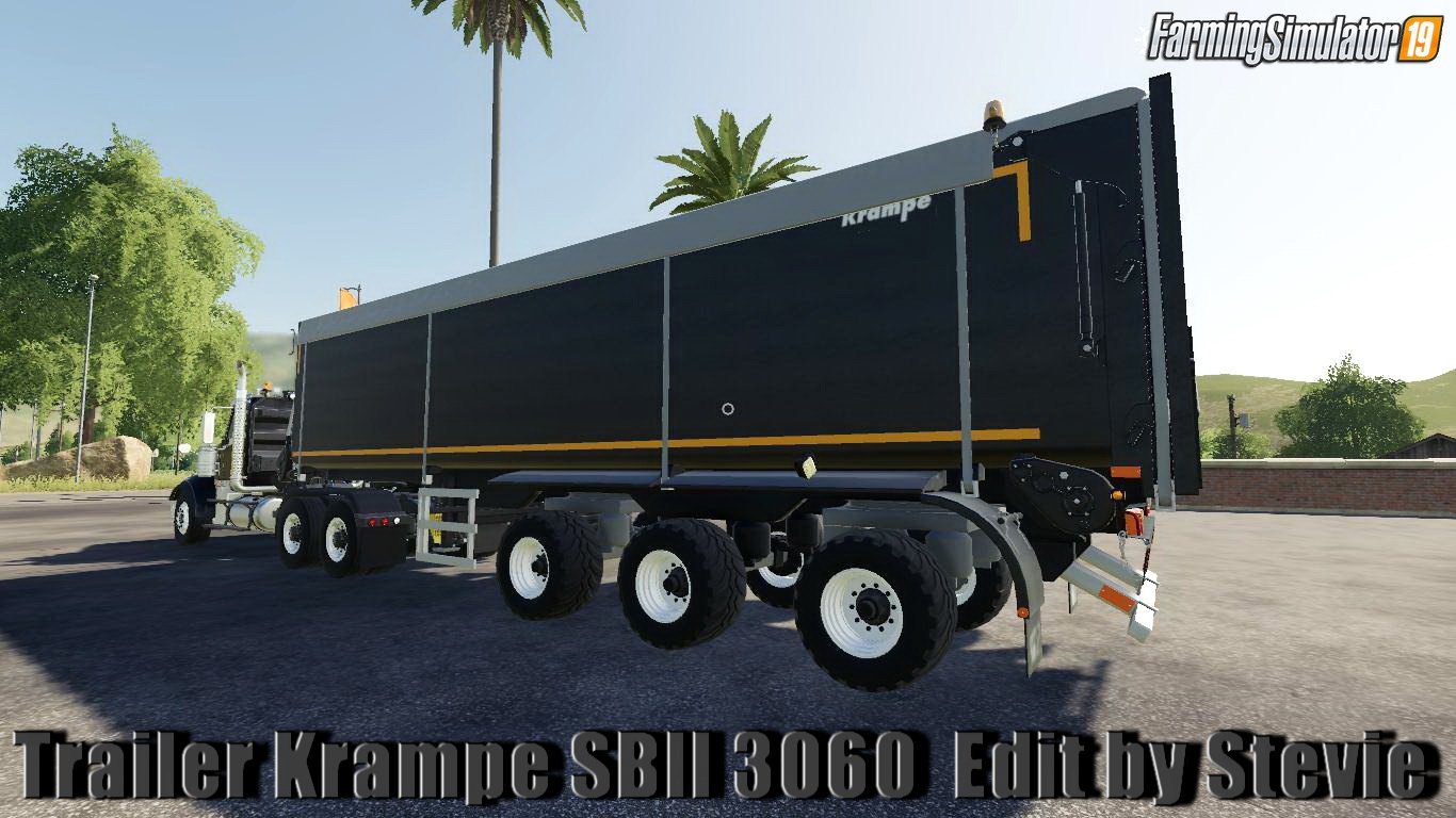 Trailer Krampe SBII 3060 v1.0 Edit by Stevie for FS19