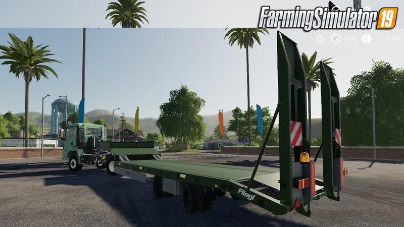 Flielg semi trailer by HmmR modding for FS19