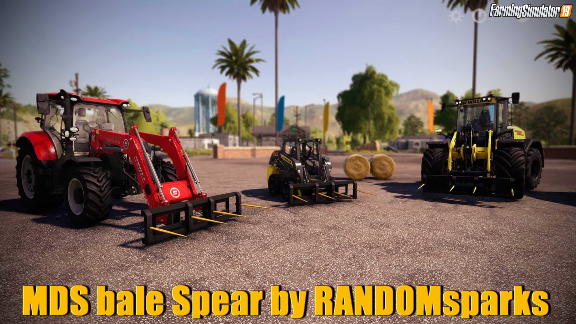 MDS bale Spear v1.0 by RAND0Msparks for FS19