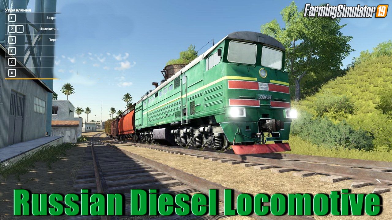 Russian Diesel Locomotive v1.0 for FS19