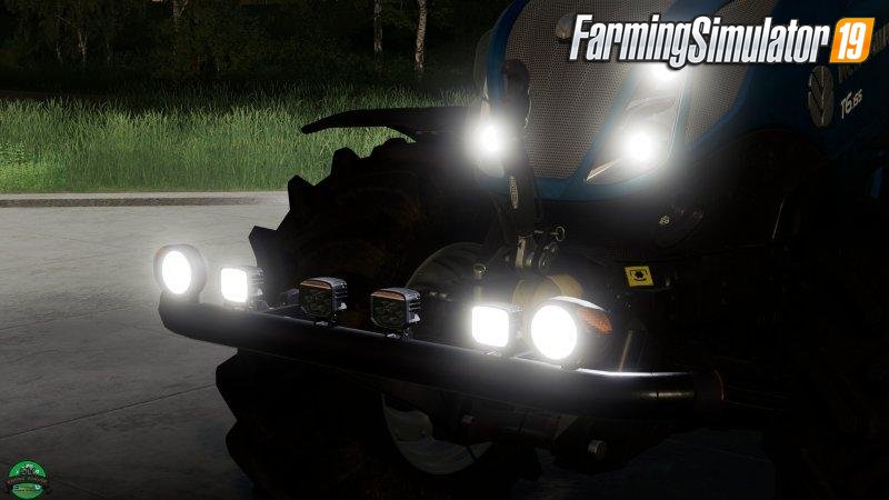 Bumper Lights v1.0 for FS19