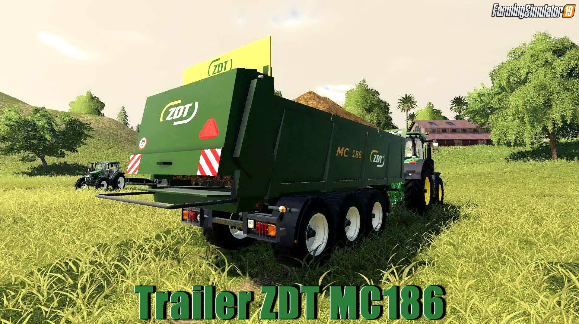 Trailer ZDT MC186 v1.0 for FS19