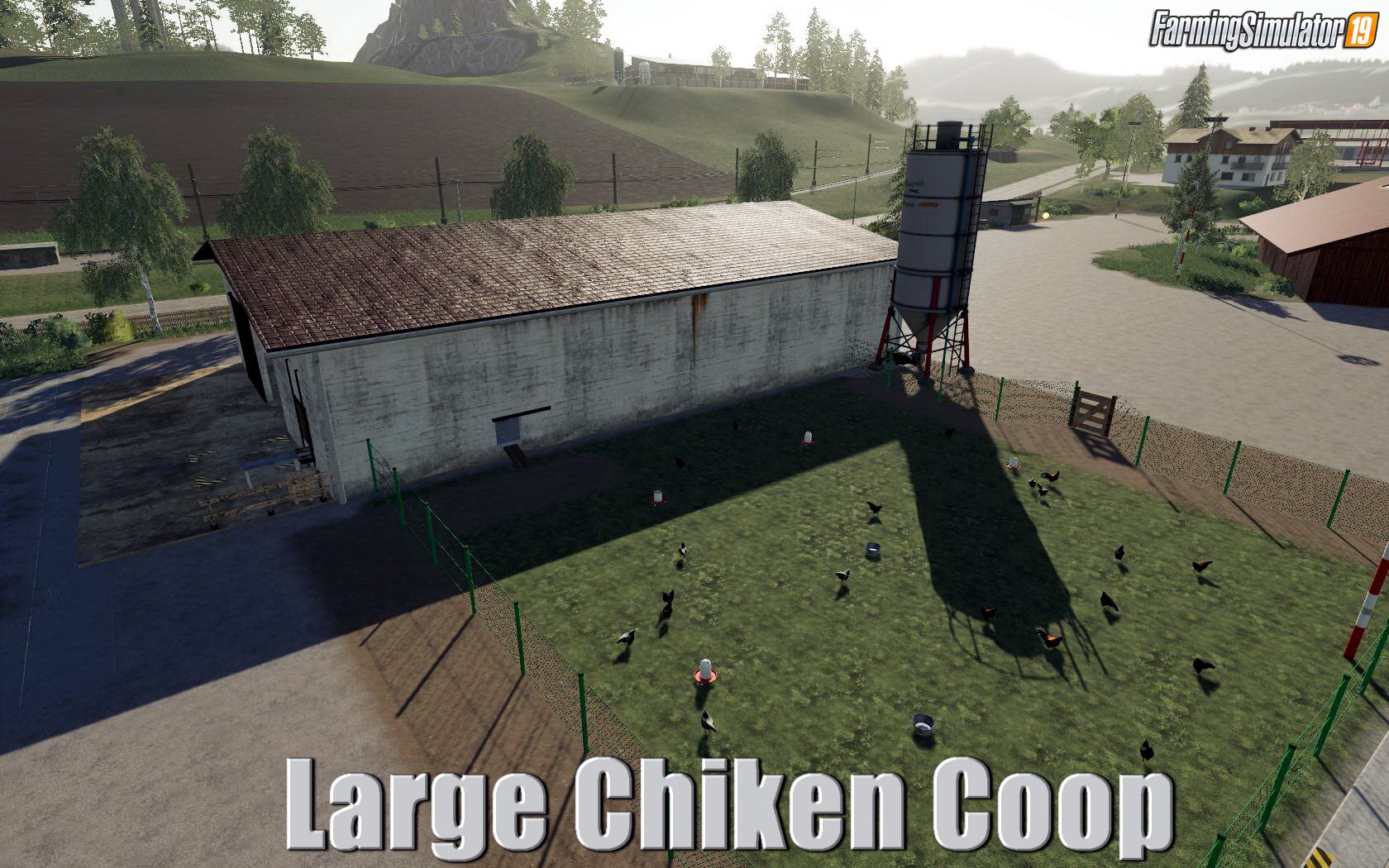 Large Chiken Coop v1.0 for FS19