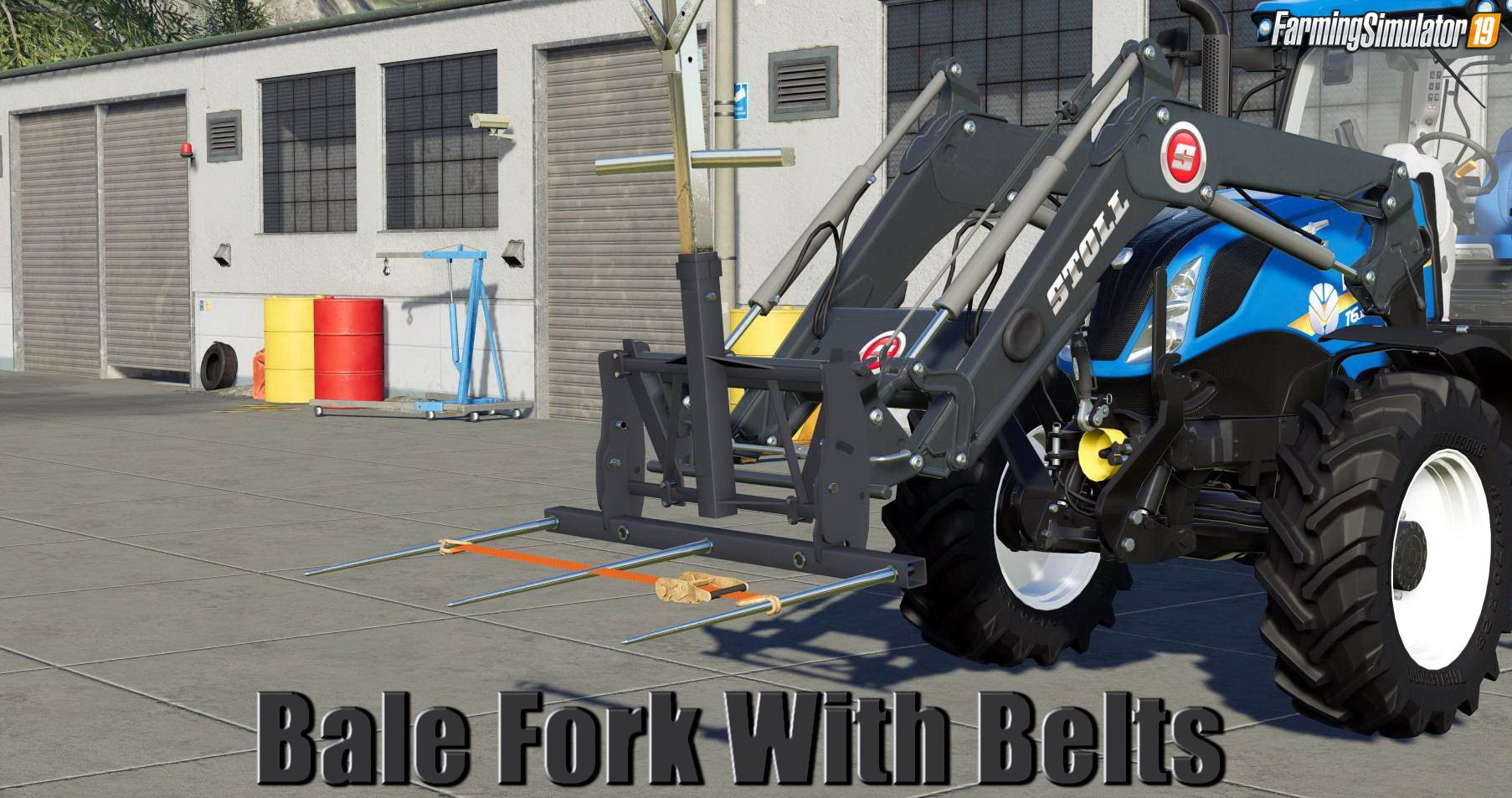 Bale Fork With Belts v1.0 for FS19