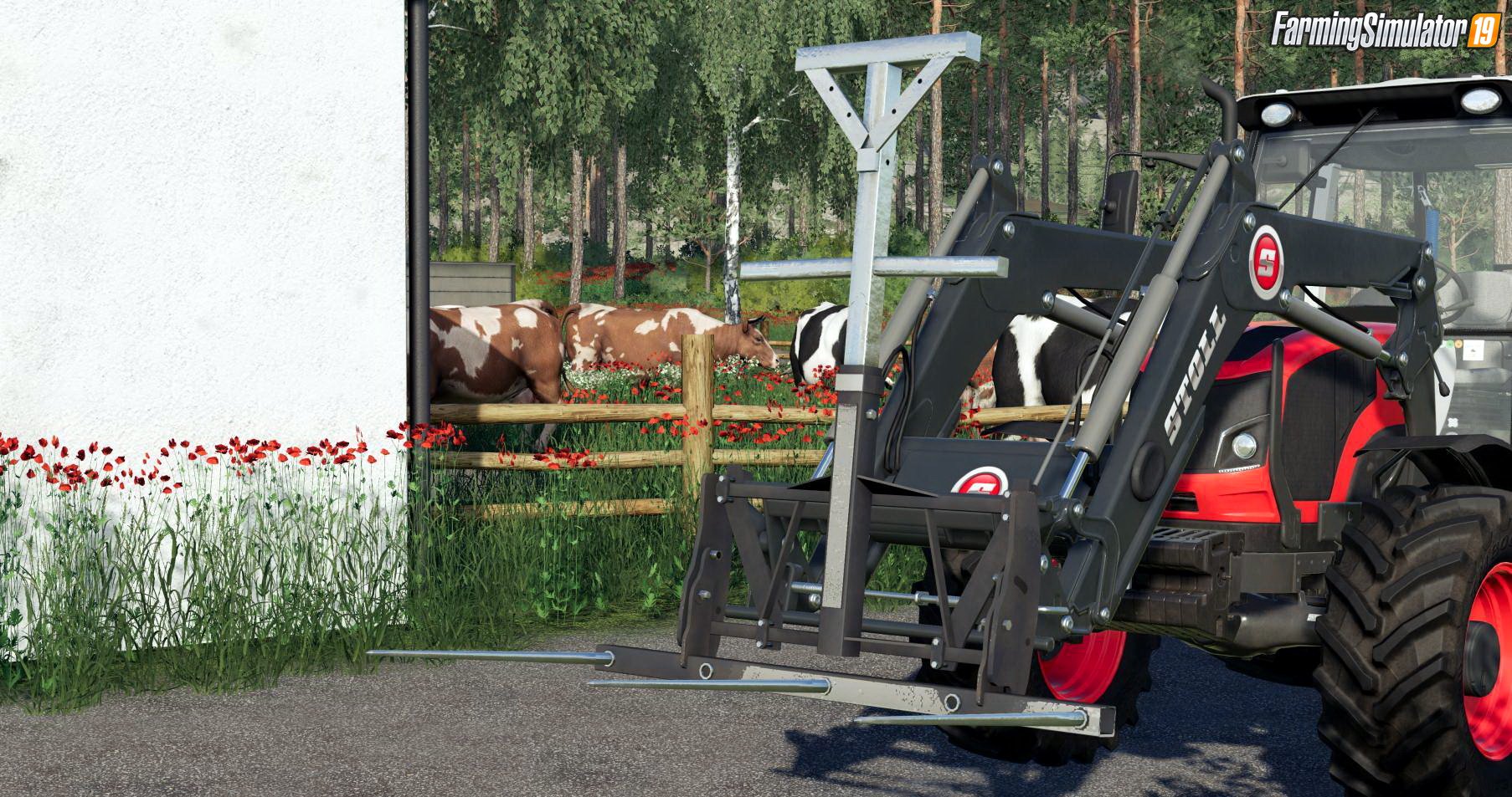 Bale Fork With Belts v1.0 for FS19