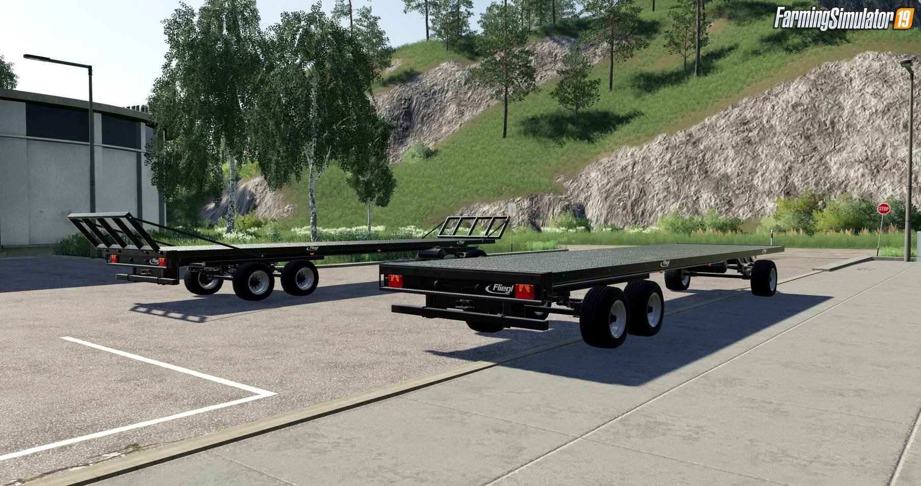 Trailer Fliegl DPW 180 Squarebale Autoload v0.0.2 for FS19