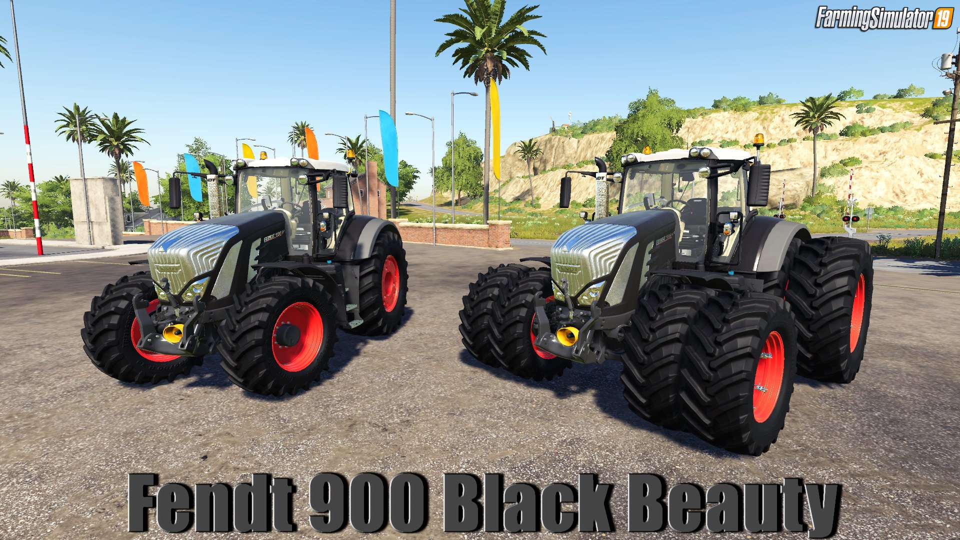 Tractor Fendt 900 Black Beauty v1.0 by GIANTS Software for FS19