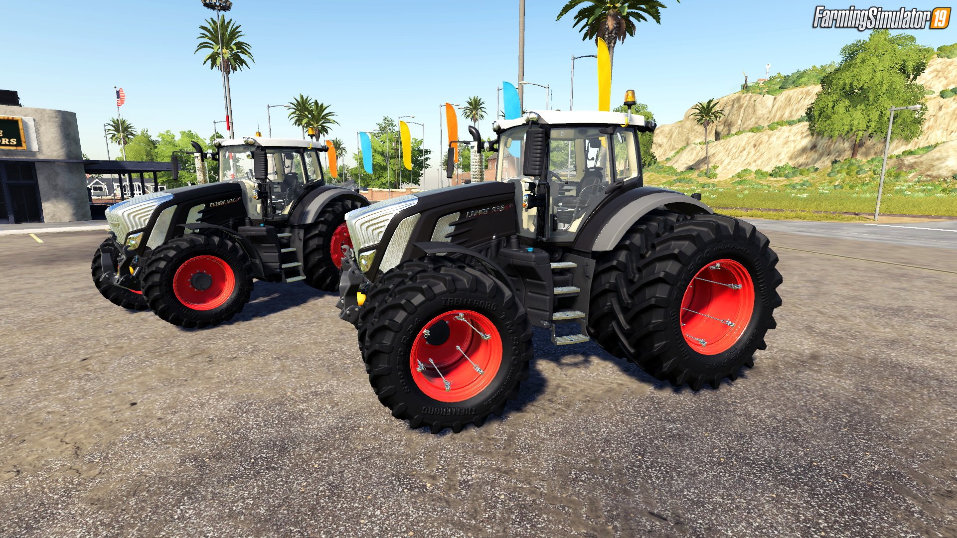 Tractor Fendt 900 Black Beauty v1.0 by GIANTS Software for FS19