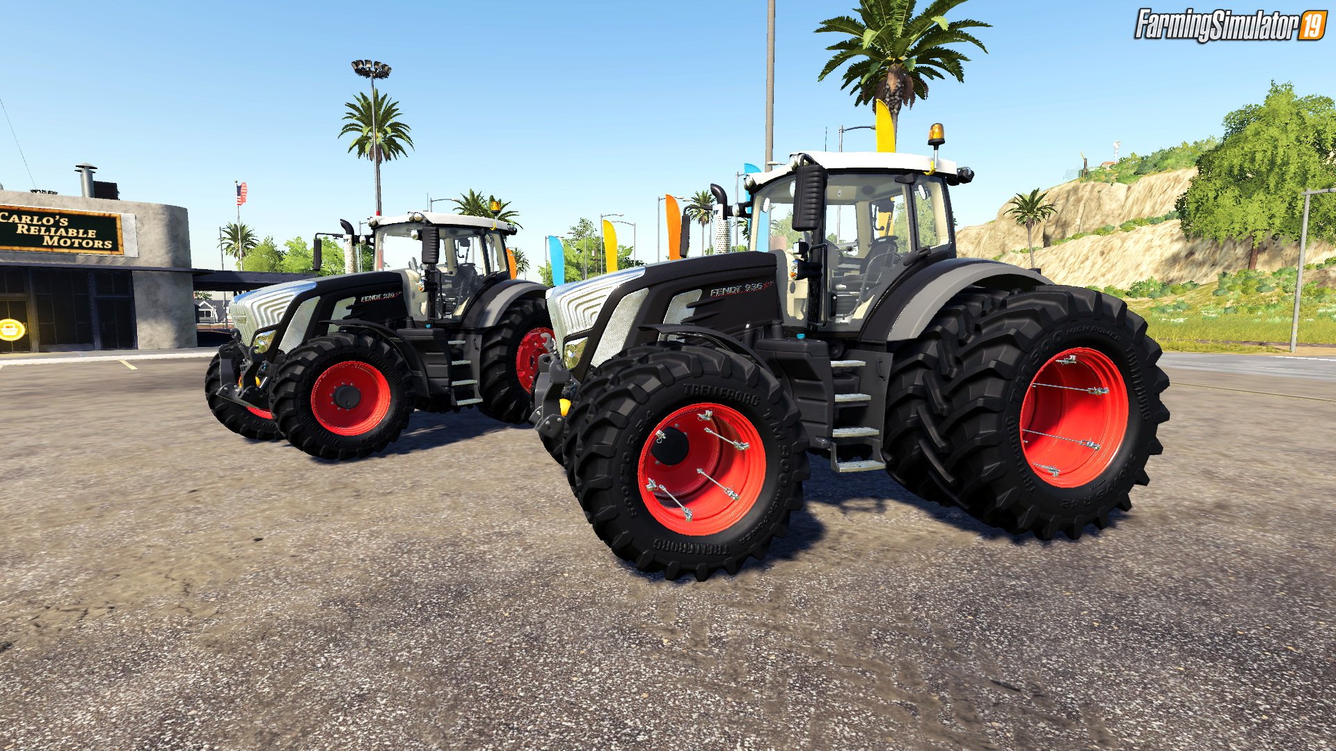 Tractor Fendt 900 Black Beauty v1.0 by GIANTS Software for FS19