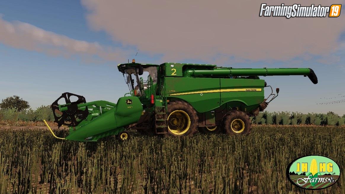 Combine JOHN DEERE S700 USA / AUSSIE v1.0 for FS19