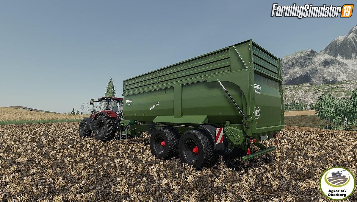 Trailer Krampe Bandit 750 v1.0 for FS19