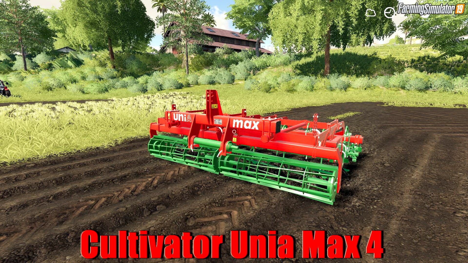 Cultivator Unia Max 4 v1.0 for FS19