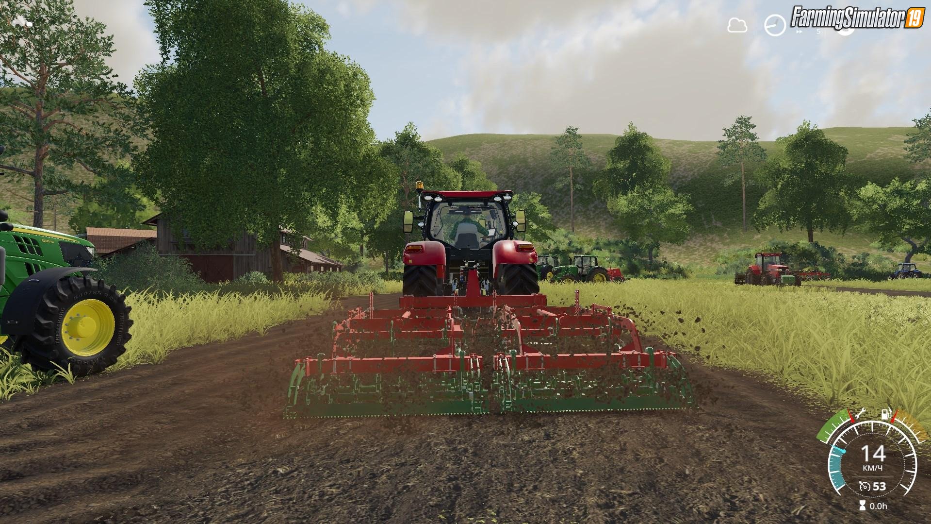 Cultivator Unia Max 4 v1.0 for FS19