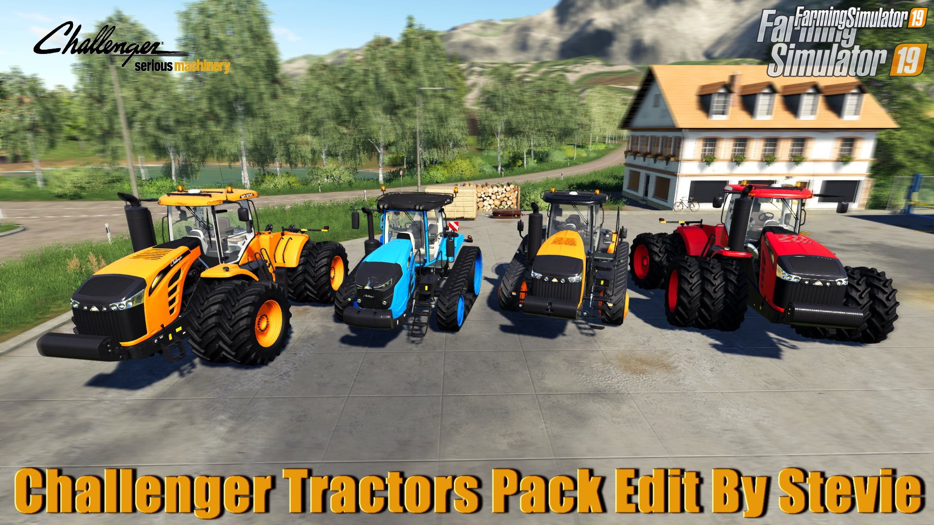 Challenger Tractors Pack Edit By Stevie v1.0 for FS19