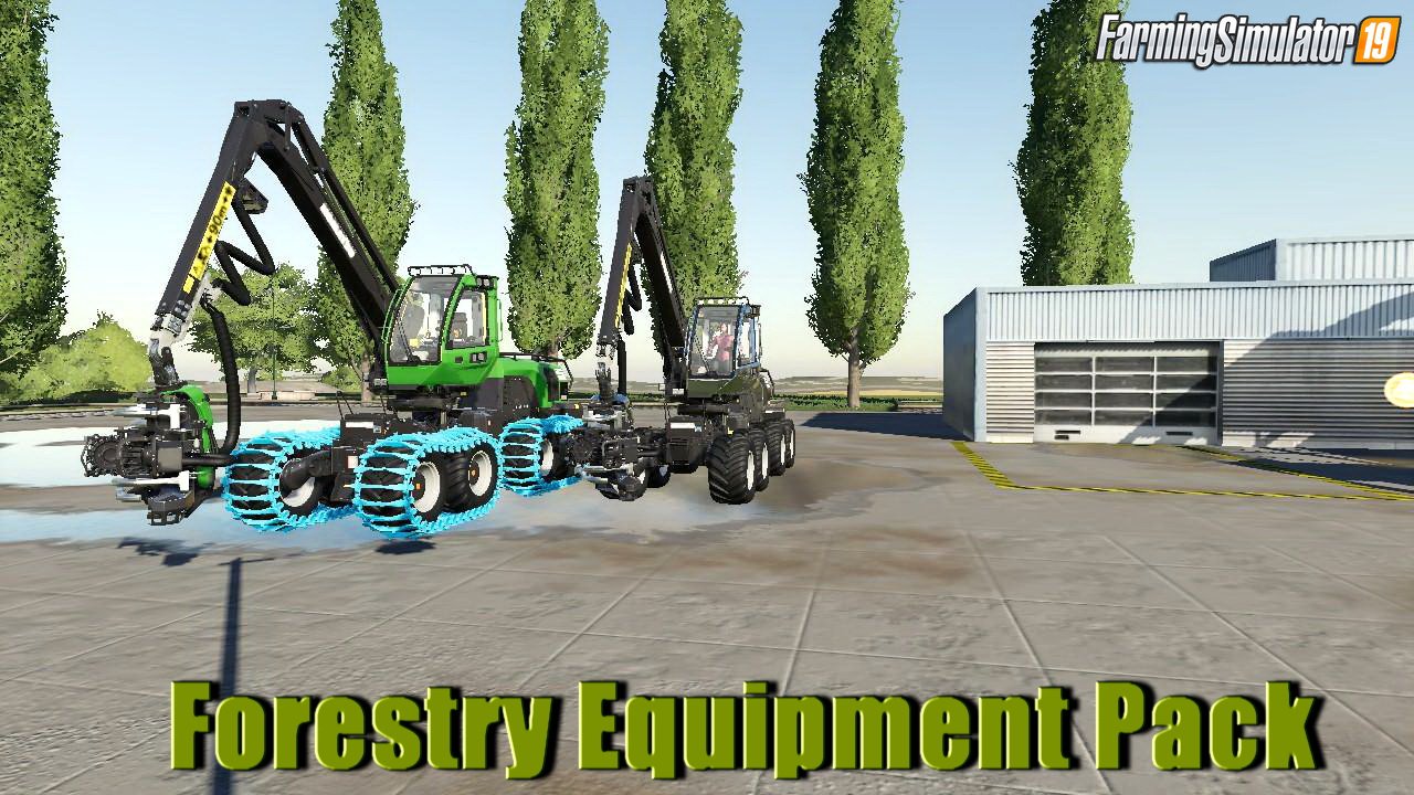 Forestry Equipment Pack v1.0 by BK Nation Modding for FS19