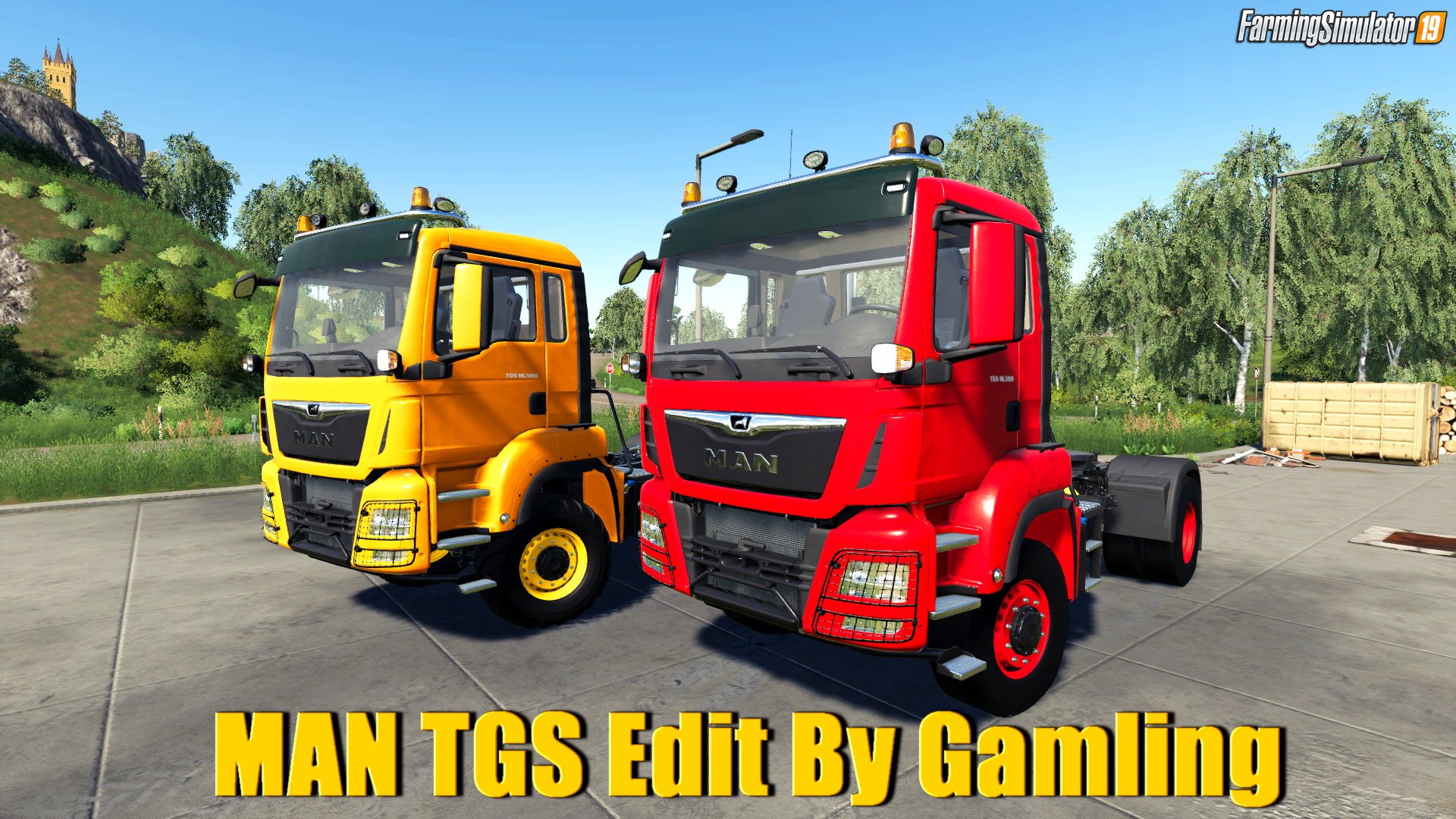 MAN TGS v1.0 Edit By Gamling for FS19