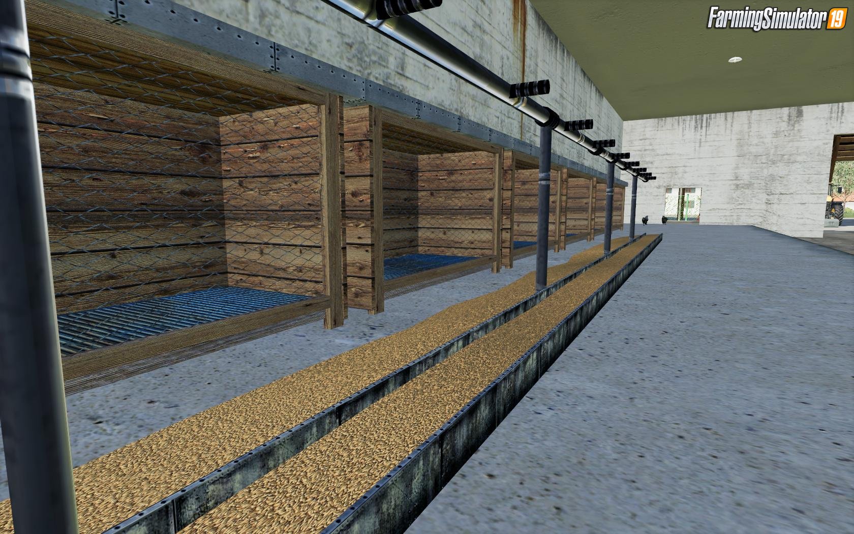 Chicken Coop Placeable by Stf_modding for FS19