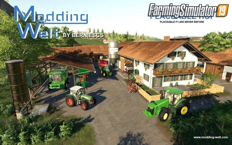 MW PLATZIERBARER HOF v1.3.01 for FS19