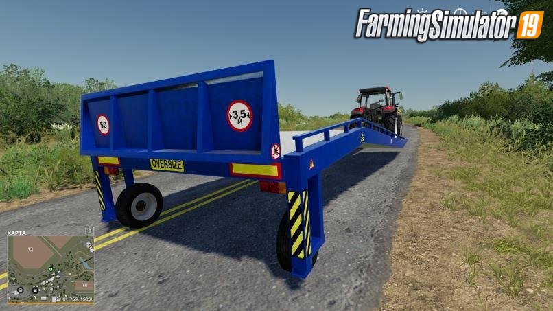 Trailer Mobile ramp v1.0 for FS19