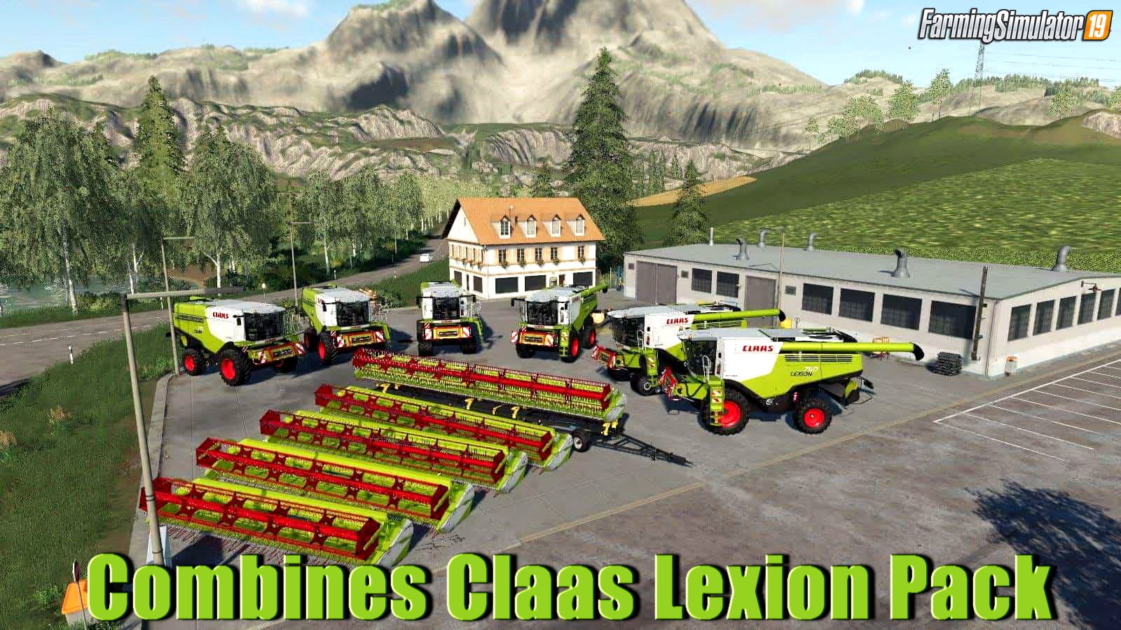 Combines Claas Lexion Pack v1.0 for FS19