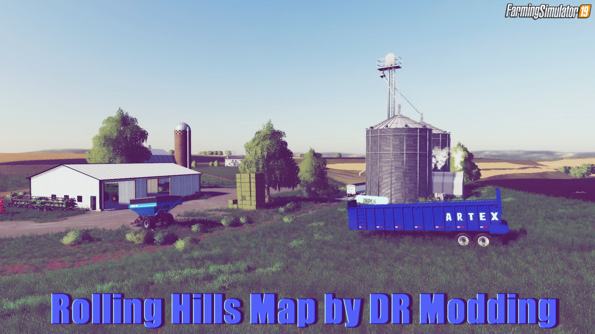 Rolling Hills Map v1.0 by DR Modding for FS19