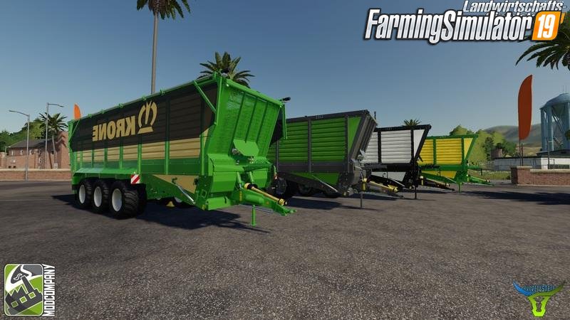 Trailer Krone Pack by Bonecrusher6 for FS19