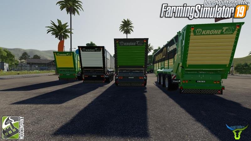 Trailer Krone Pack by Bonecrusher6 for FS19