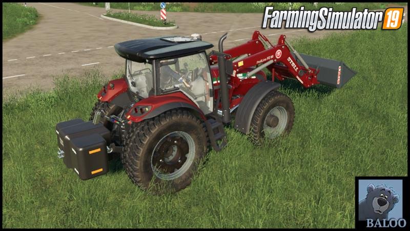 Tractor STARA ST MAX 180 + FRONT LOADER by Baloo for FS19