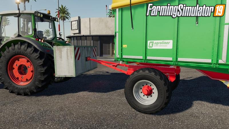 Silo weight 3000kg v1.0 for FS19