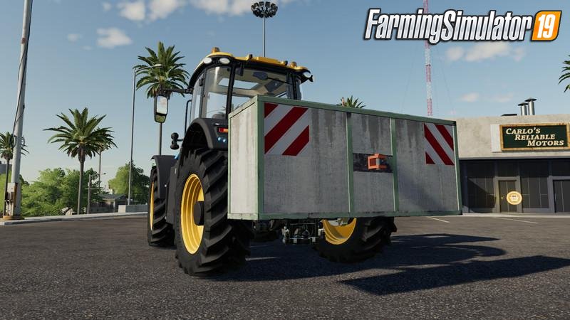 Silo weight 3000kg v1.0 for FS19